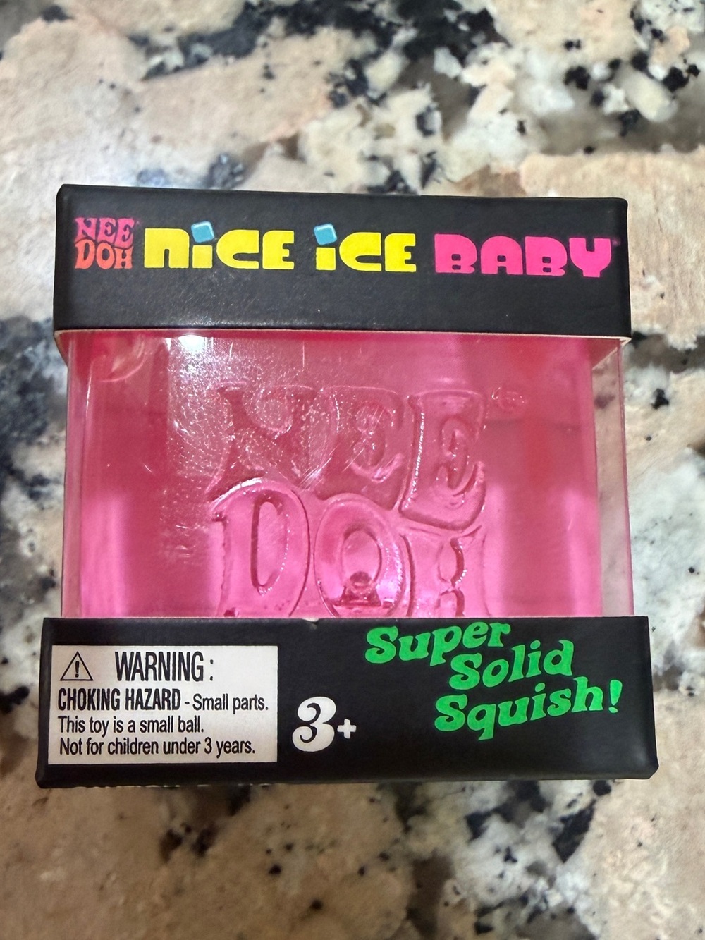 Authentic Nee Doh Nice Ice Baby Pink